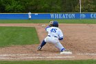 Baseball vs CGA  Wheaton College Baseball vs Coast Guard Academy during game one of the NEWMAC semi-finals playoffs. - (Photo by Keith Nordstrom) : Wheaton, baseball, NEWMAC